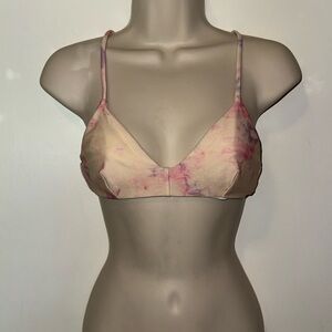 RVCA Pink Strappy bikini top